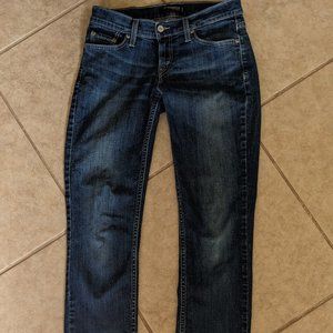 Levis  too superlow 524 straight leg dark blue jeans size 5M